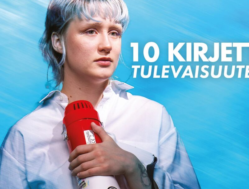 Kymmenen kirjettä tulevaisuuteen elokuvan juliste.